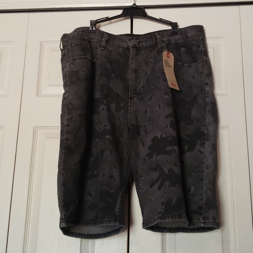 Men's Levi black camouflage short